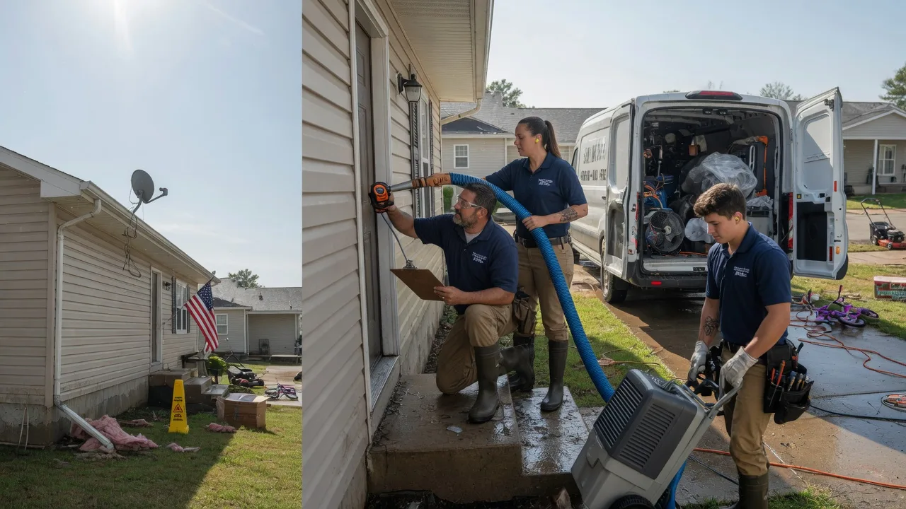 Ceiling Water Damage Restoration in Morgantown, IN near me